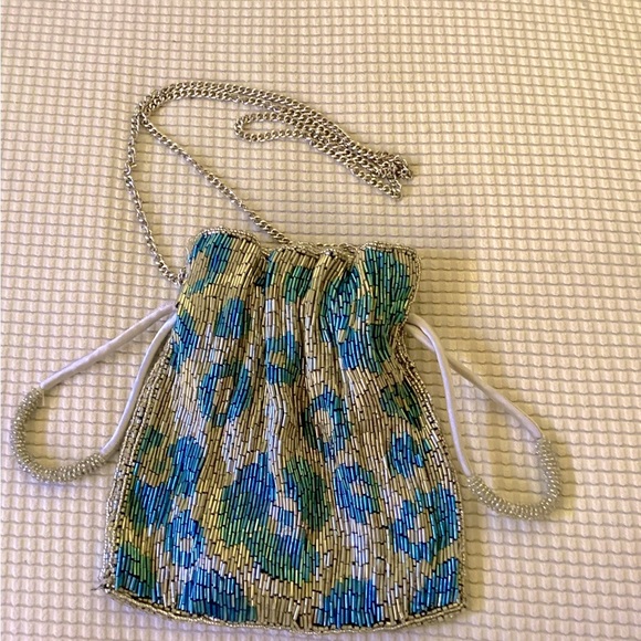 Zara Beaded Party Holiday Purse Bag - Picture 3 of 6